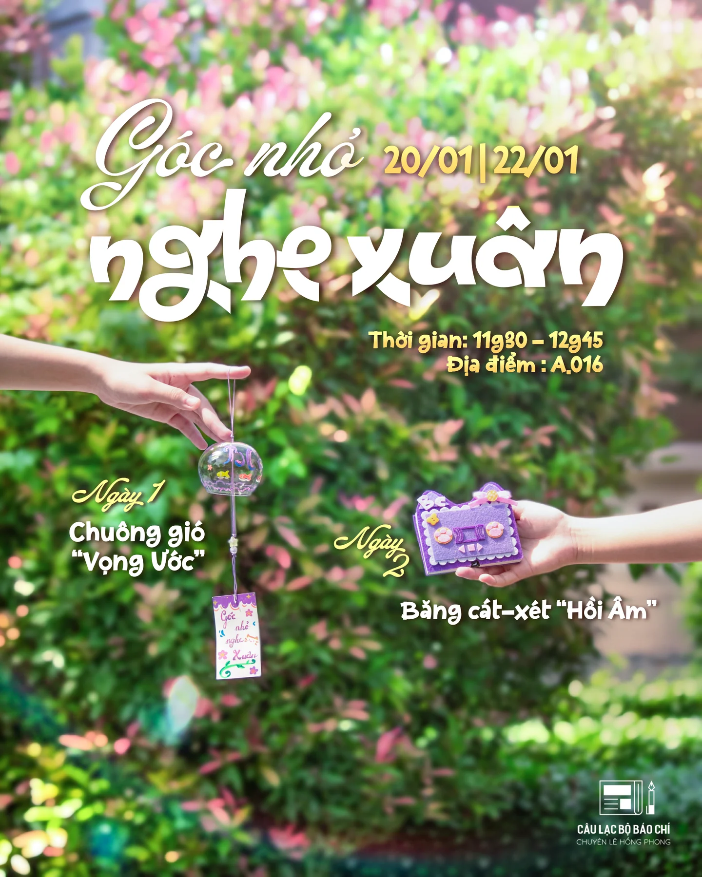 Góc nhỏ ngày xuân event visual