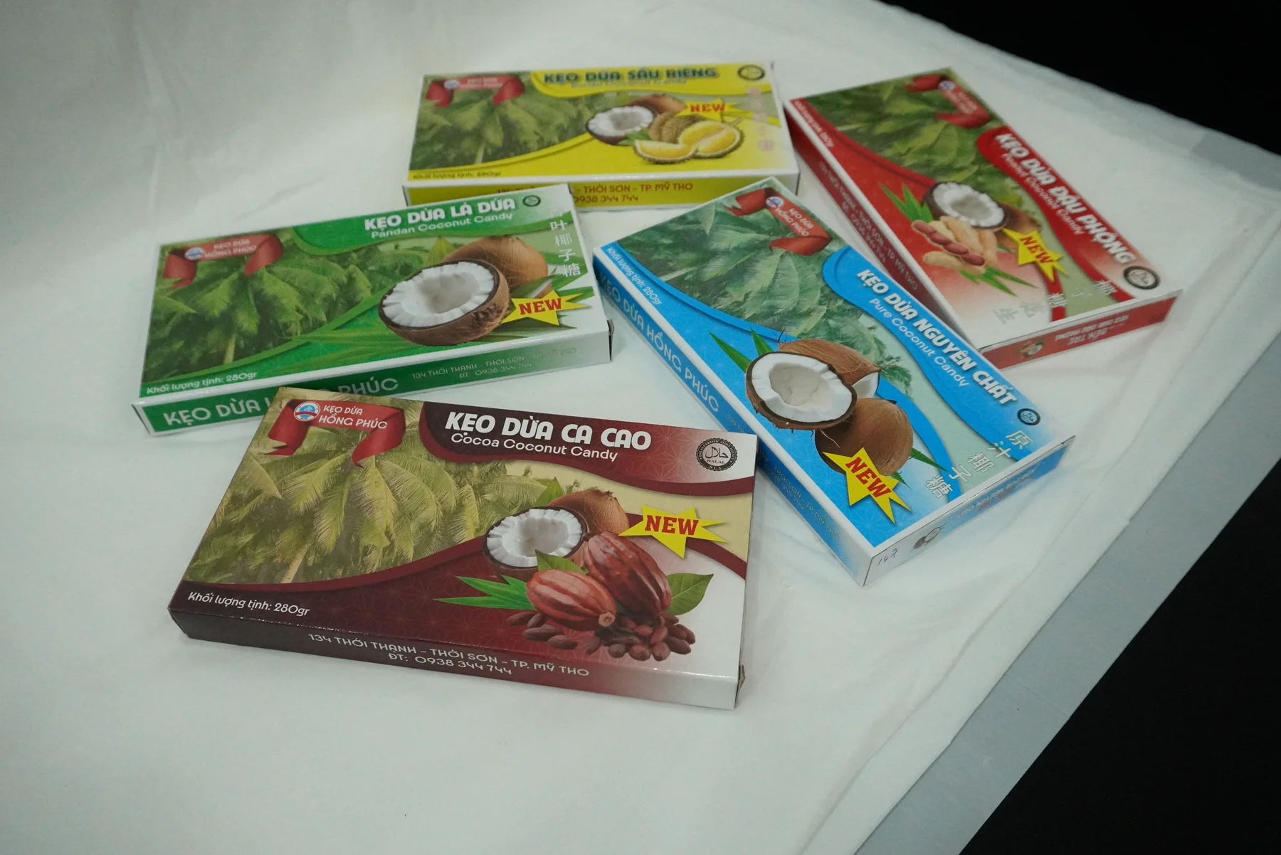 Documenting locally made coconut candy for Bản Việt Studio.